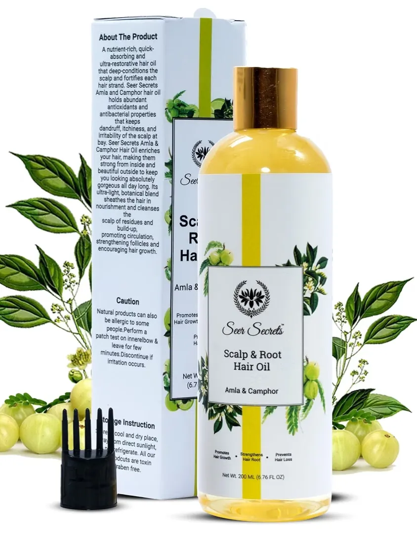 Seer Secrets 100% Natural Amla & Camphor Oil