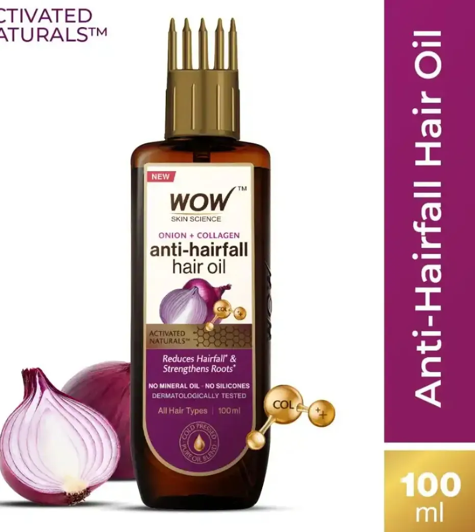 WOW Skin Science Onion & Collagen Anti-Hairfall Hair Oil