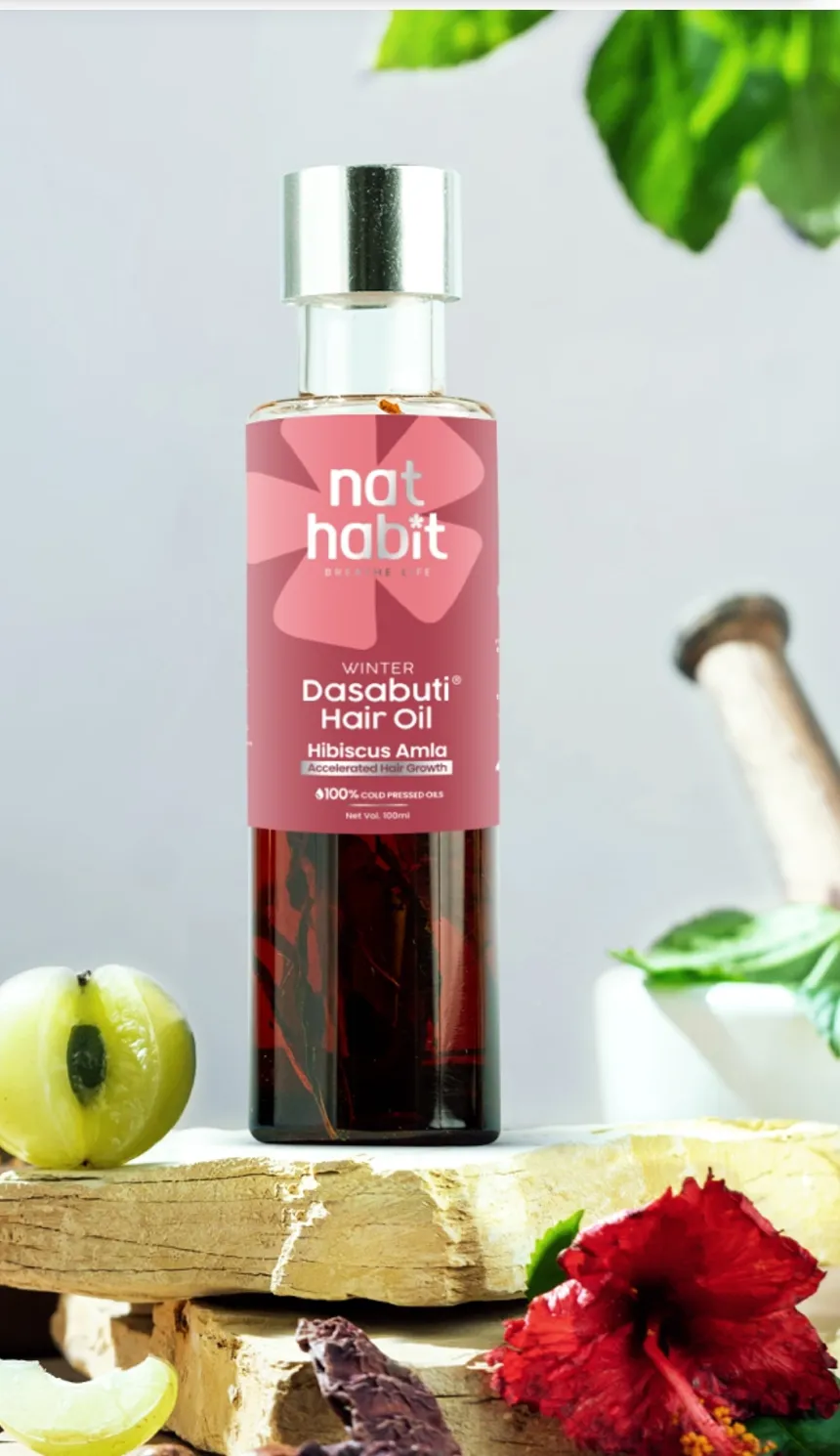 Nat habit Hibiscus Hair Oil