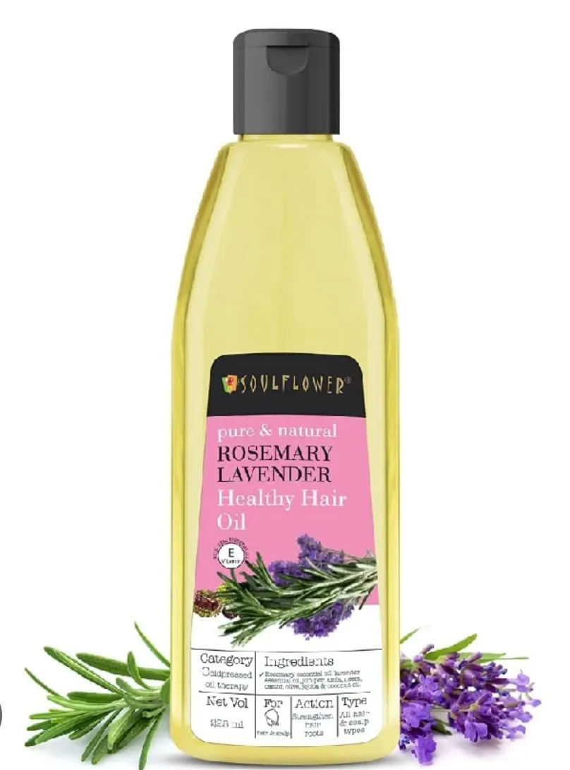 Soulflower Rosemary Lavender Hair Oil